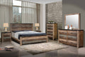 Antique Multi-Color Eastern King Bed P66323