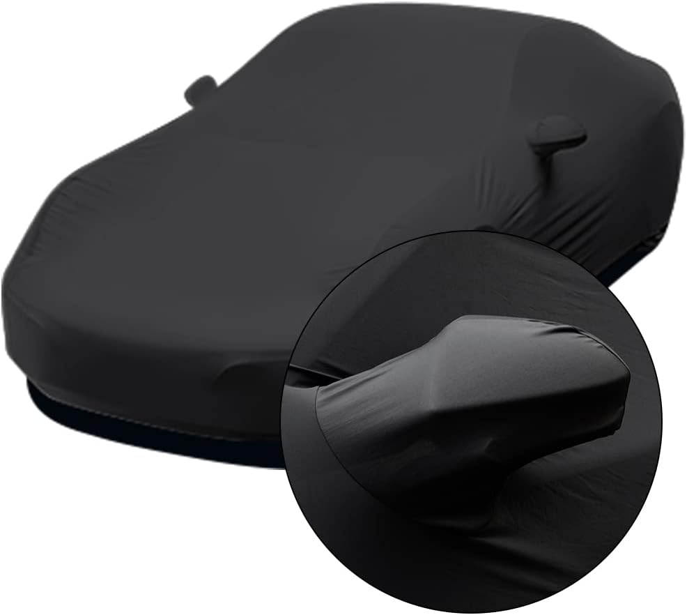Black Velvet Stretch Indoor Car Cover F57195
