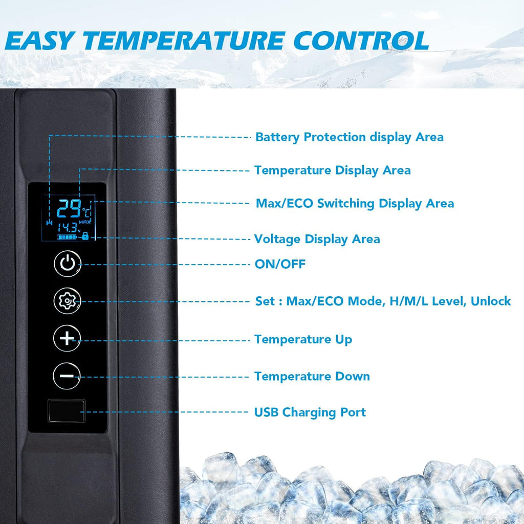 20QT Portable Refrigerator Freezer Cooler A359978
