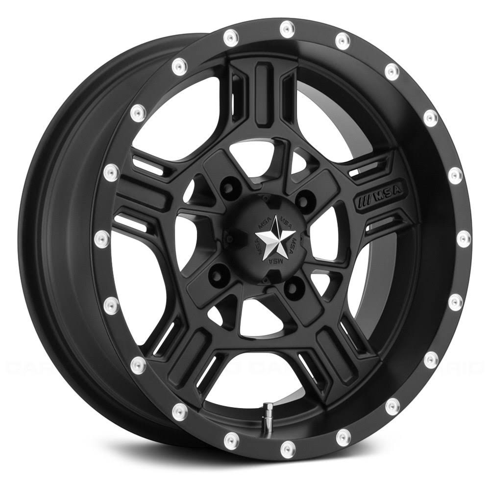 Satin Black 14x7 Wheel Y9823
