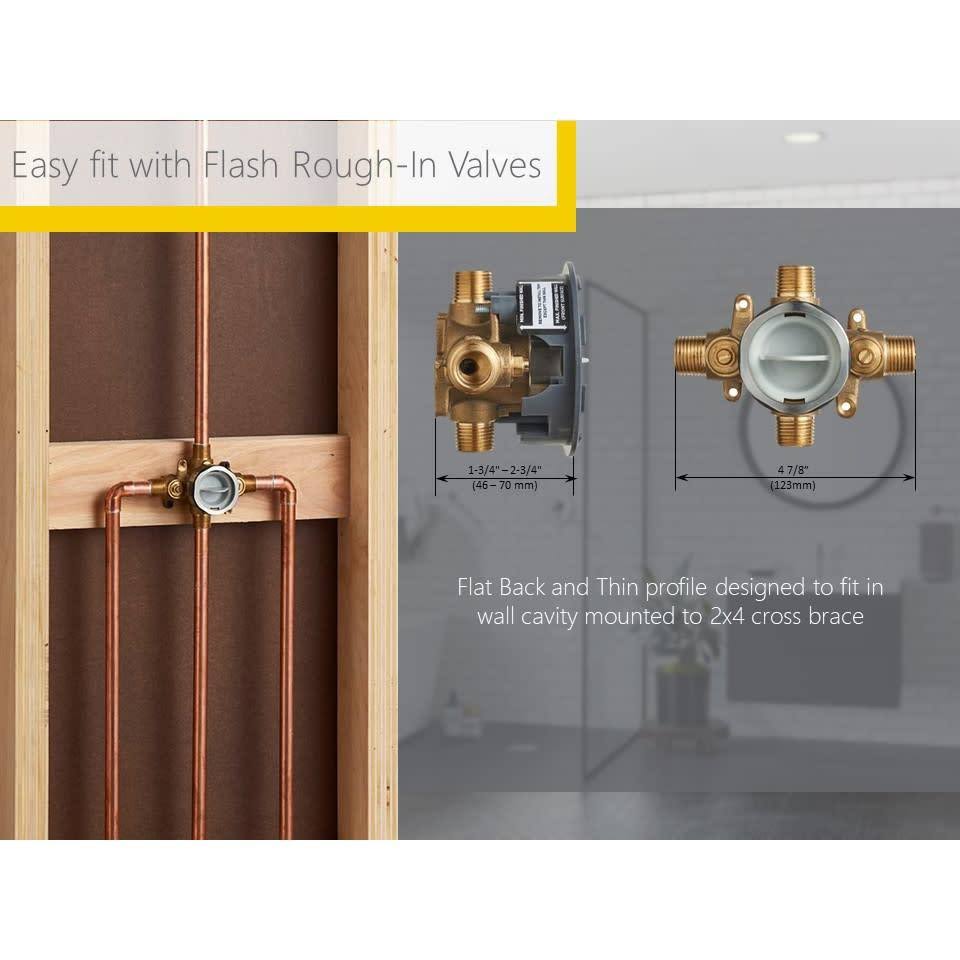 Brushed Nickel Tub and Shower Trim Kit with Cartridge O32615