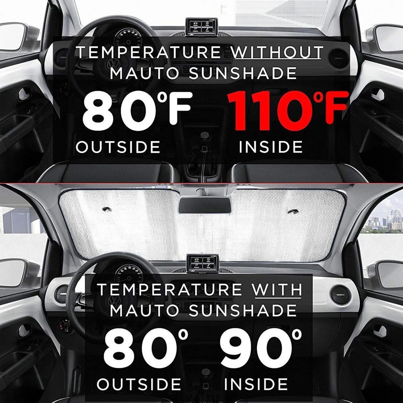 Medium Fire And Rescue Truck Windshield Sun Shade X96030