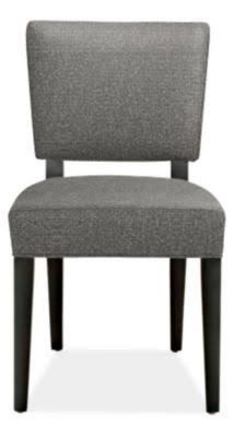 Modern Georgia Side Chair in Conley Graphite with Charcoal Legs Grey N5444
