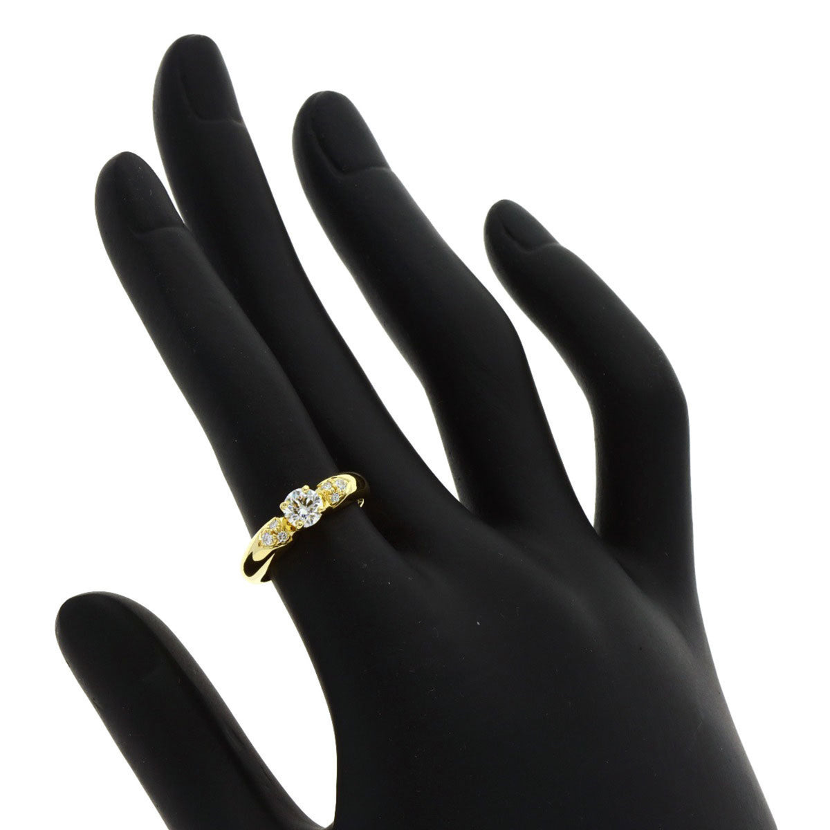 Diamond Ring K18 Yellow Gold S504