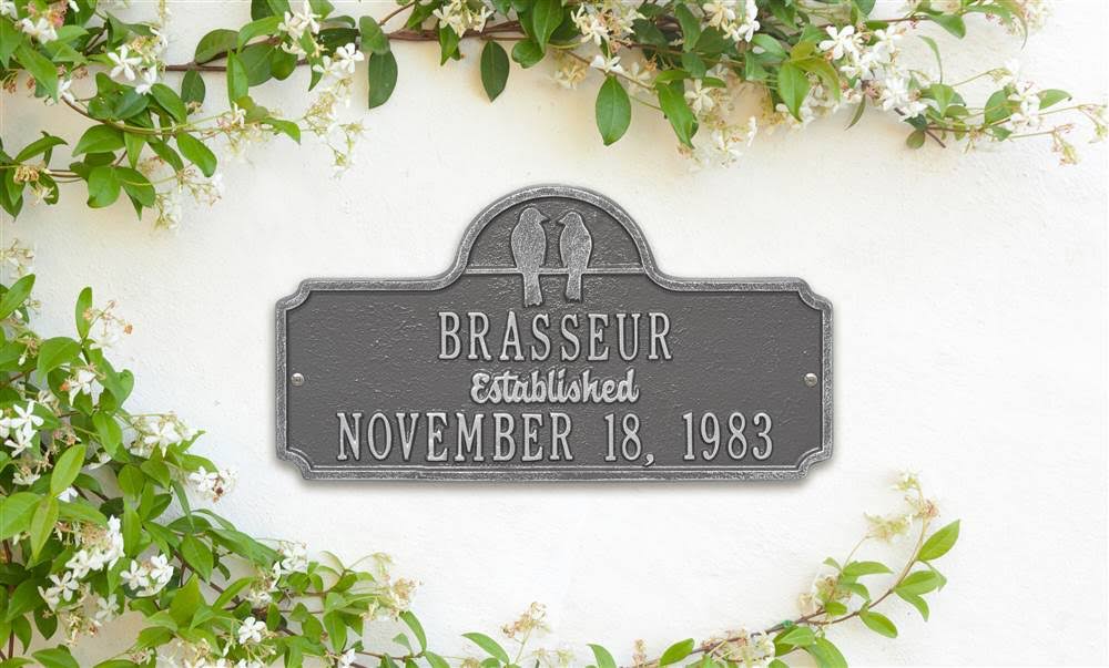 Silver Personalized Plaque F250968