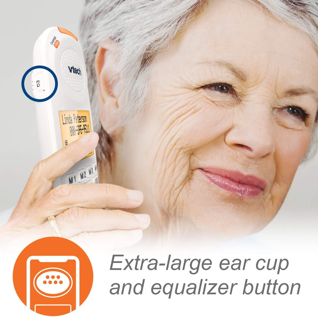 Amplified Corded/Cordless Senior Phone with Answering Machine I894