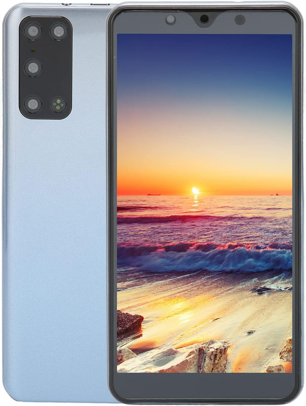Grey 5.72" HD Curved Screen Dual SIM Smartphone, 512MB RAM + 4GB ROM, 1650mAh Battery, Pack of 2 J318