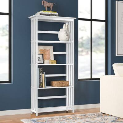 White Standard Bookcase H82961