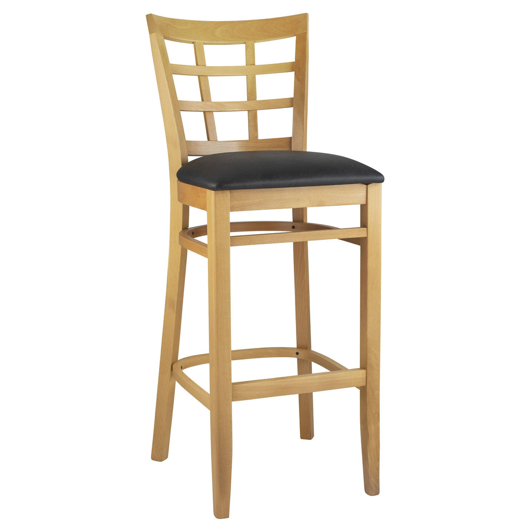 Dark Mahogany Beech Wood Barstool H483968