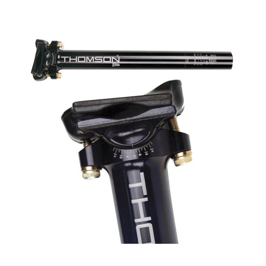 Black Elite Seatpost 27.0mm 330mm T248