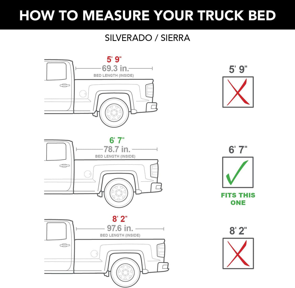 Soft Tri-Fold Truck Bed Tonneau Cover G355
