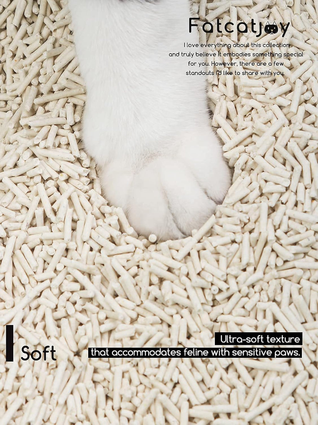 Flushable Clumping Natural Unscented Cat Litter (5.5lb x 3Pack) T55195