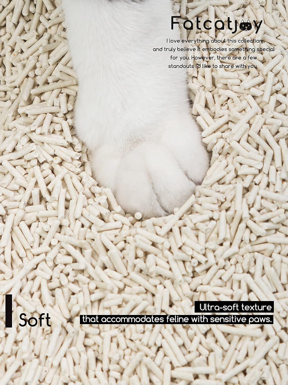 Flushable Clumping Natural Unscented Cat Litter (5.5lb x 3Pack) T55195