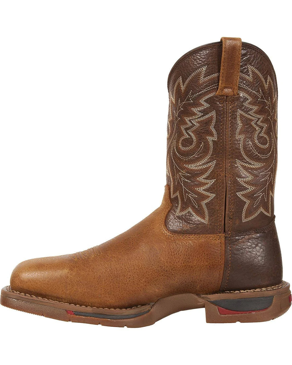 Brown 11 inch Carbon Fiber Toe Western Boots Y5638