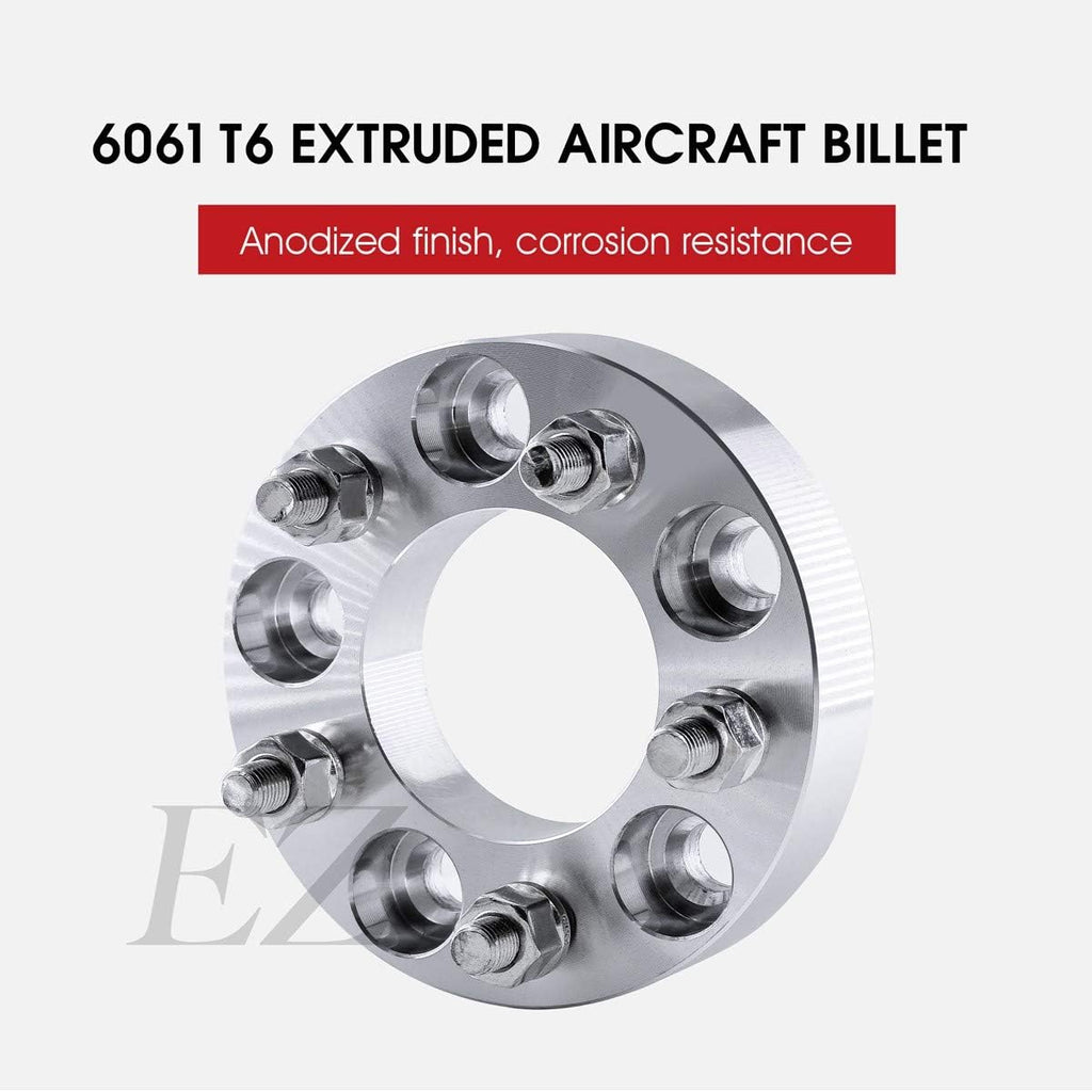 2 Billet Wheel Adapters 5x4.5 to 5x5.5 Thickness 1 Inch G70428
