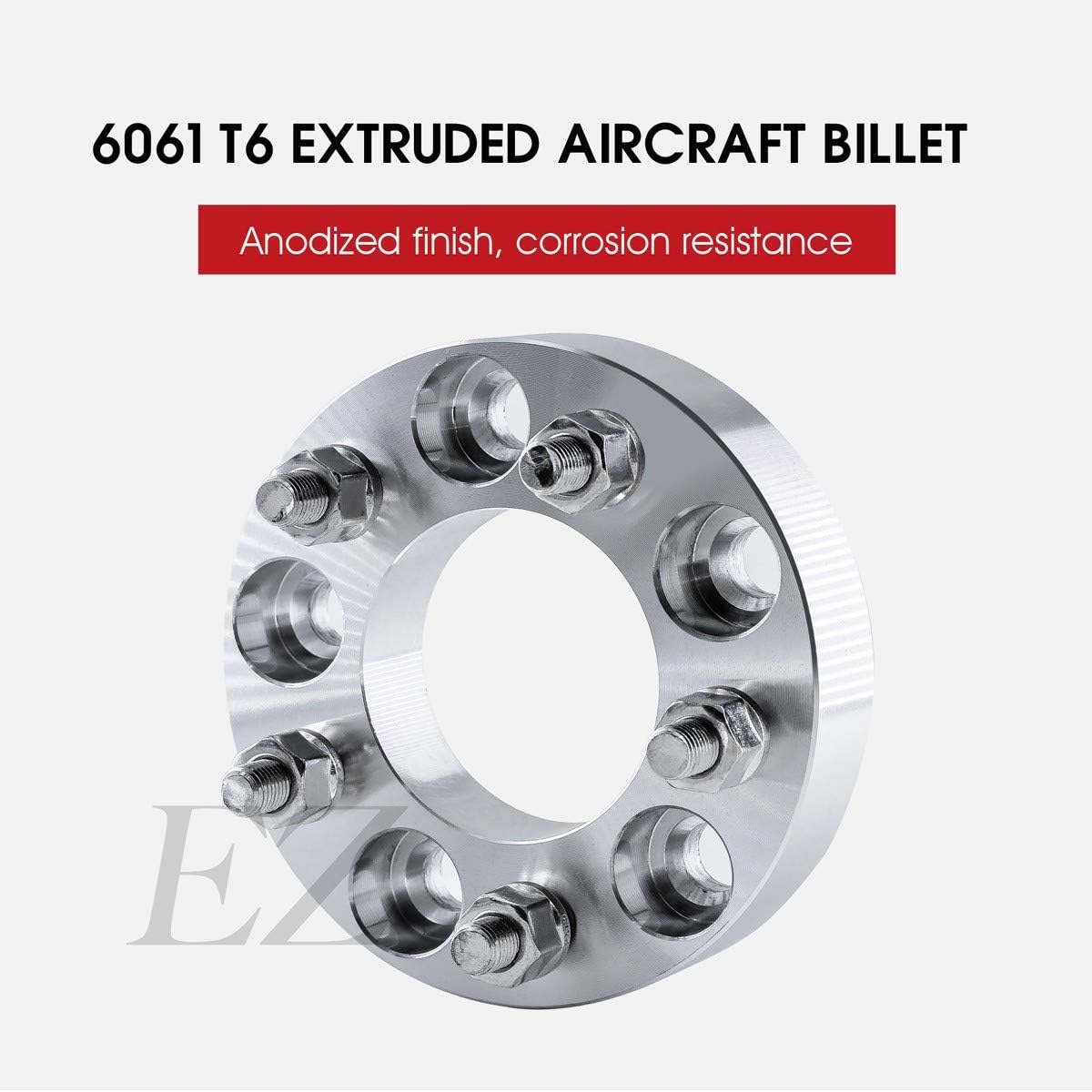 2 Billet Wheel Adapters 5x4.5 to 5x5.5 Thickness 1 Inch G70428