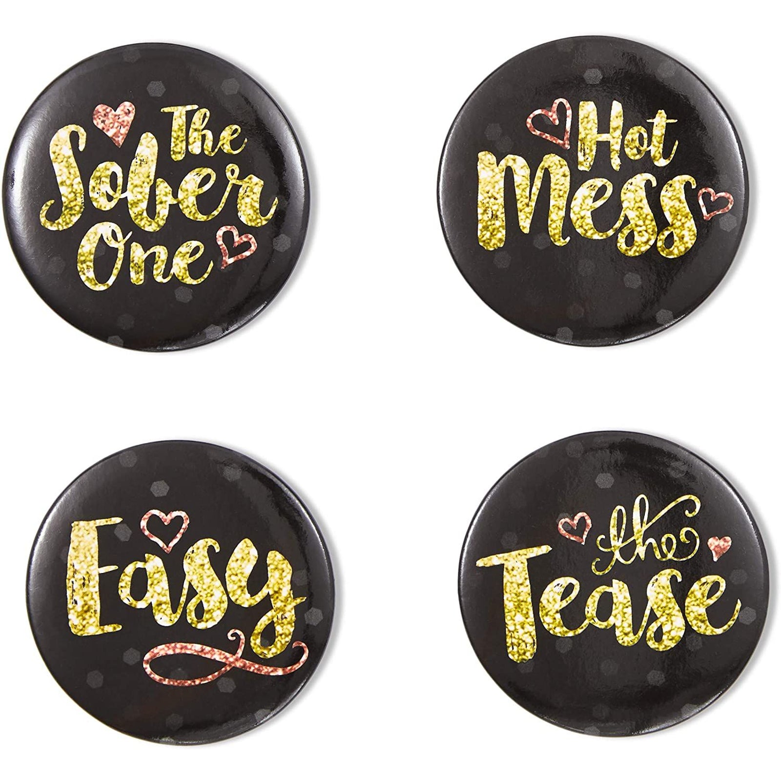 16 Designs Bachelorette Party Buttons (2.25 in, 16-Pk) G261015