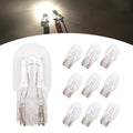 10 Car Brake Lights, 5W Double-wire Vehicle Turn Signal Tail Light Replacements, Universal Waterproof Automotive Lighting Accessories (White Light) C576