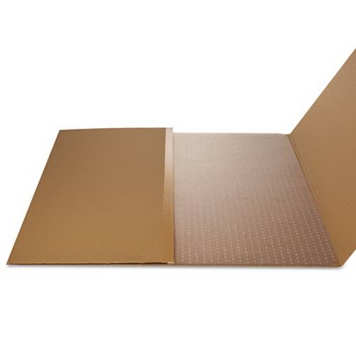 Clear L-Shape Chair Mat for Medium Pile Carpet L2814