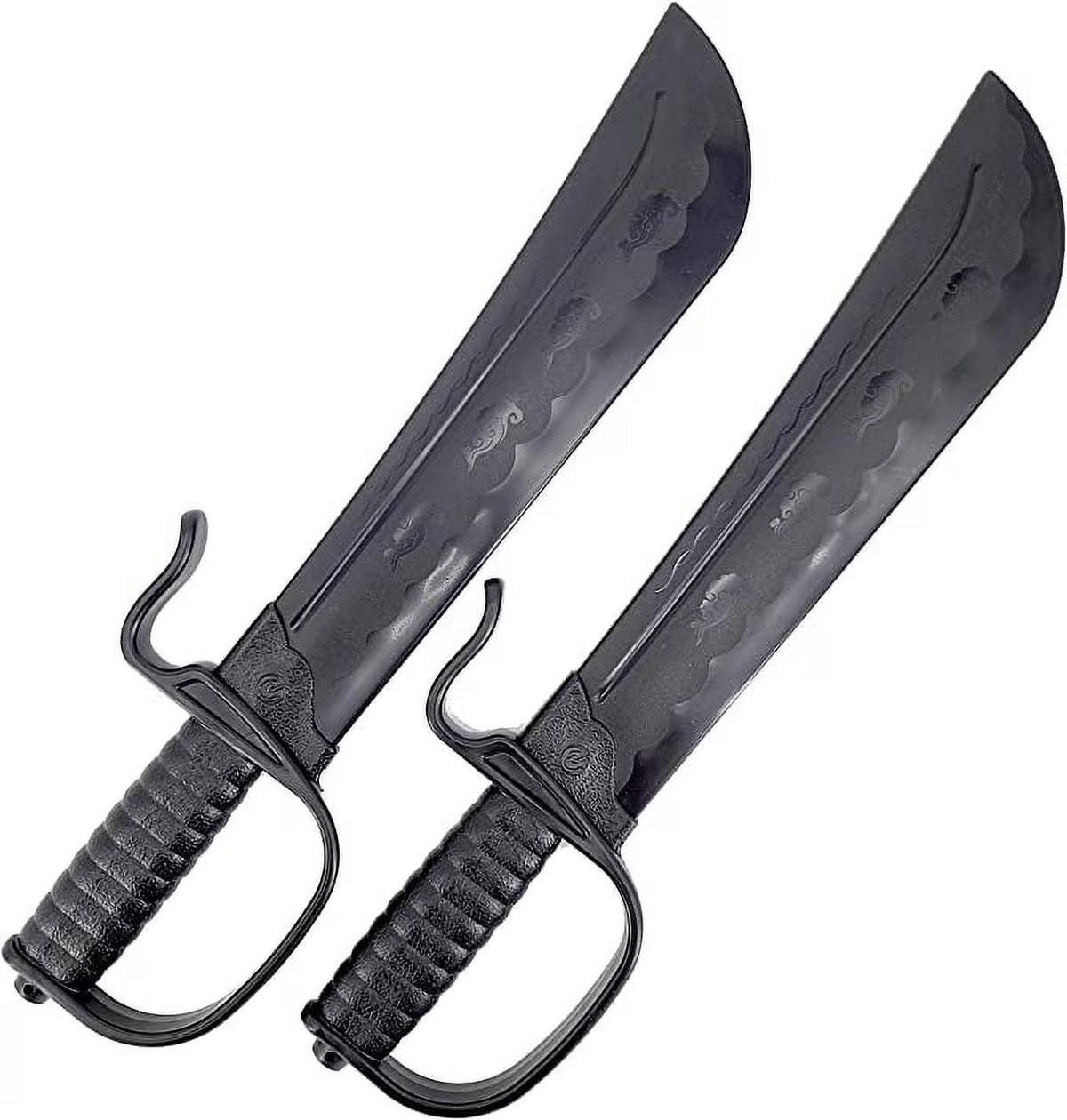 Black Polypropylene Wing Chun Sword Set of 2 (18") X1101