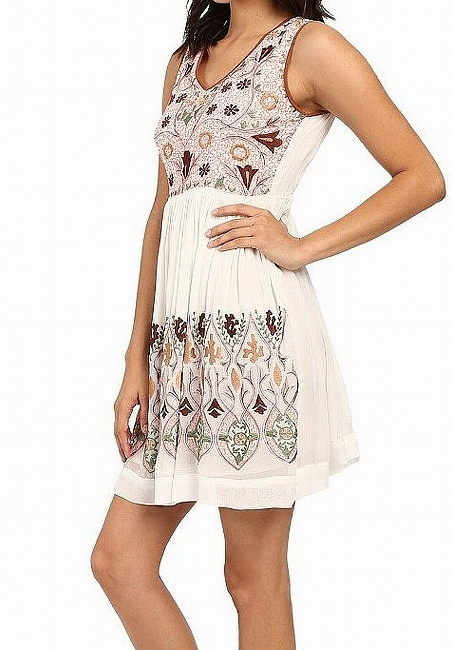 IVORY V-NECK DRESS N7719