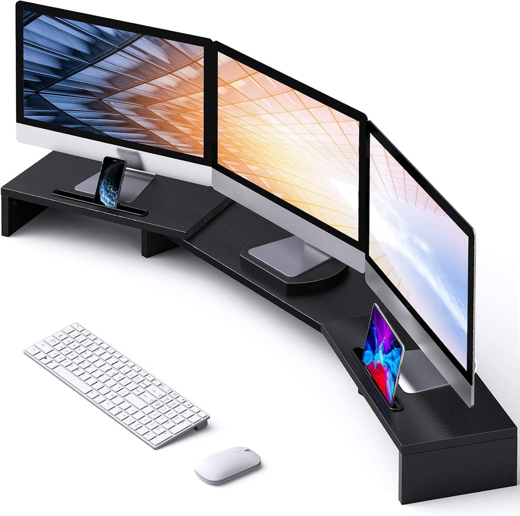 Triple Monitor Stand with 2 Slots, Pack of 2 X6353