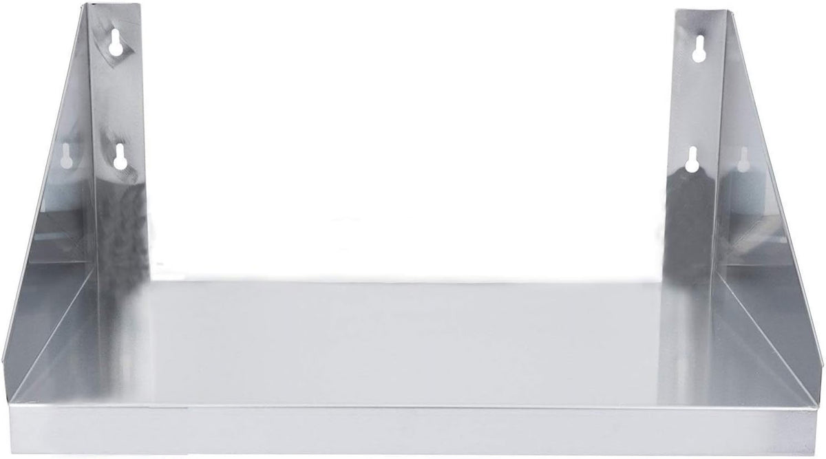Stainless Steel Wall Mount Microwave Shelf 18" X 24" P75796