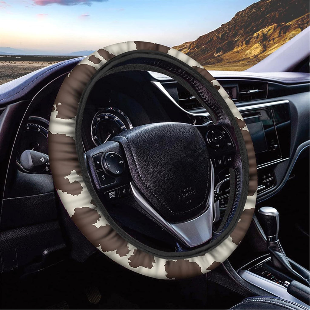 Black Auto Car Steering Wheel Cover 15 inch E428