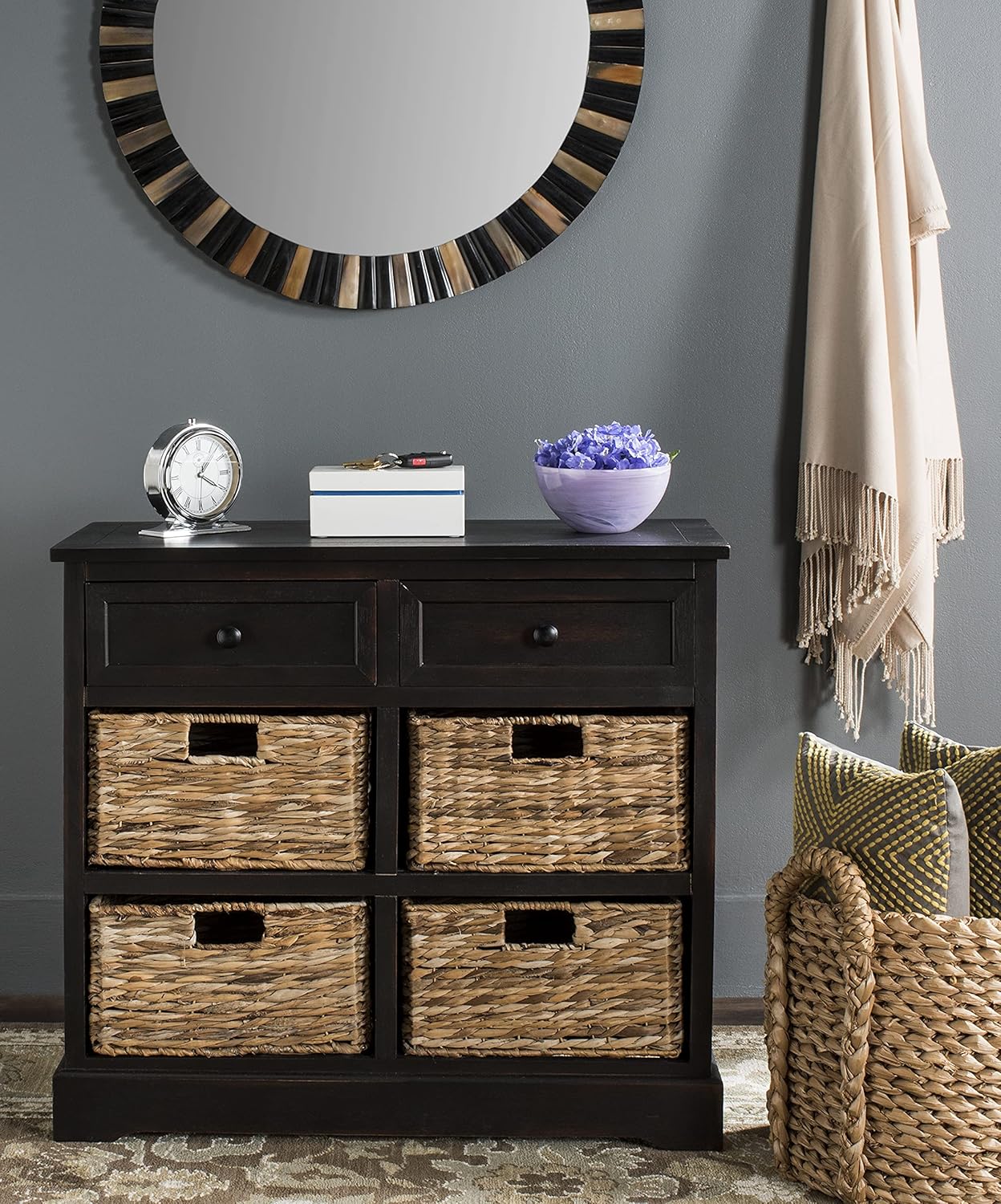 Vintage Grey Storage Unit L705
