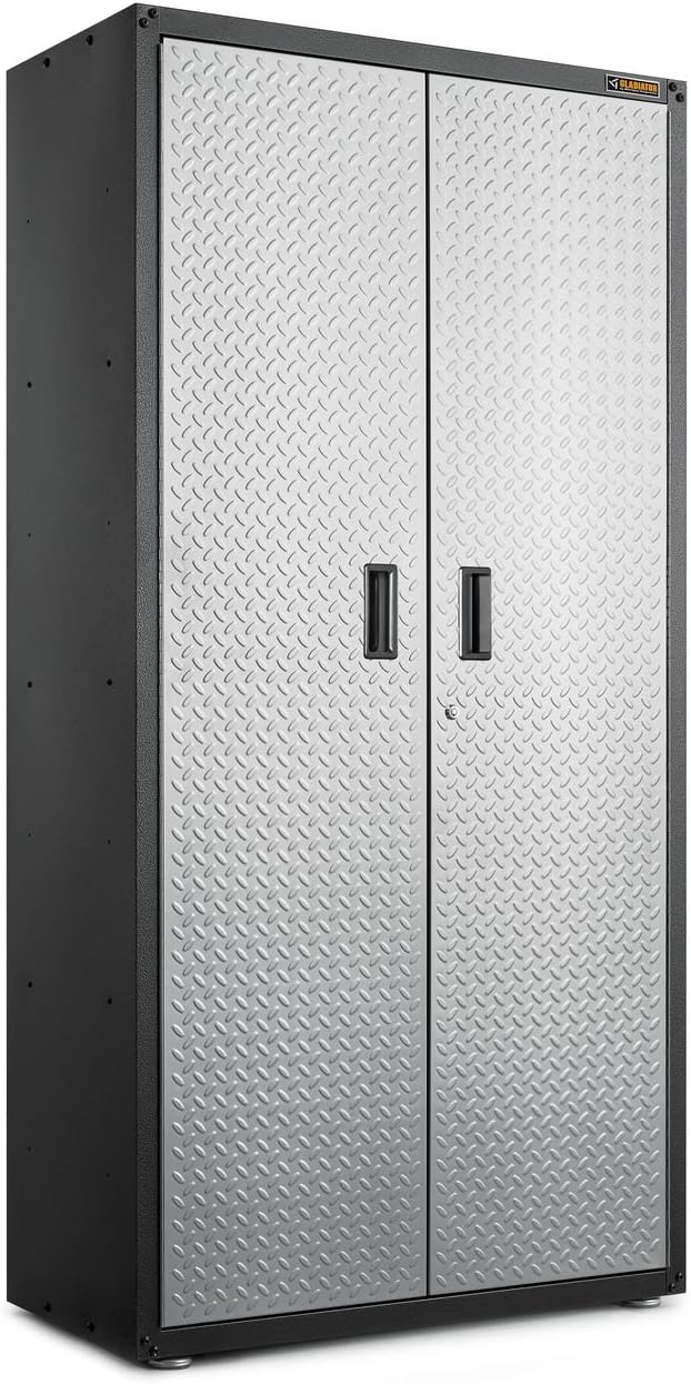 Silver Tread Steel Cabinet H162