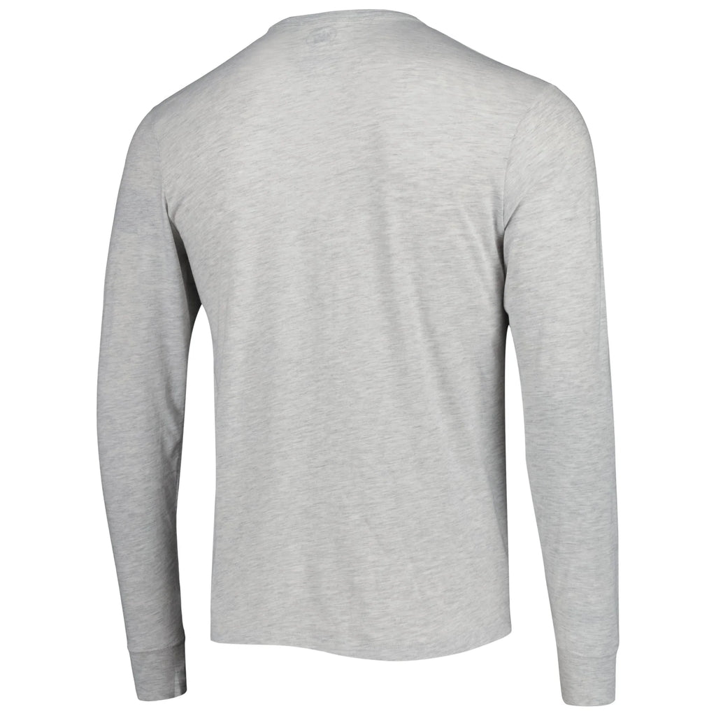 Men's Heathered Gray Long Sleeve T-Shirt C9504