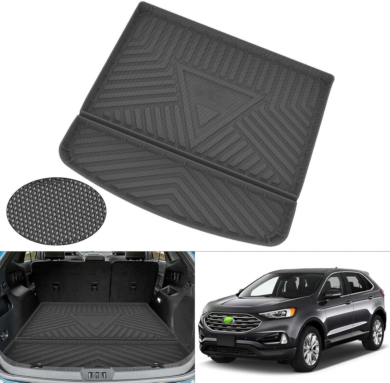 Cargo Liner Trunk Mat TPE Pack of 2 D6616
