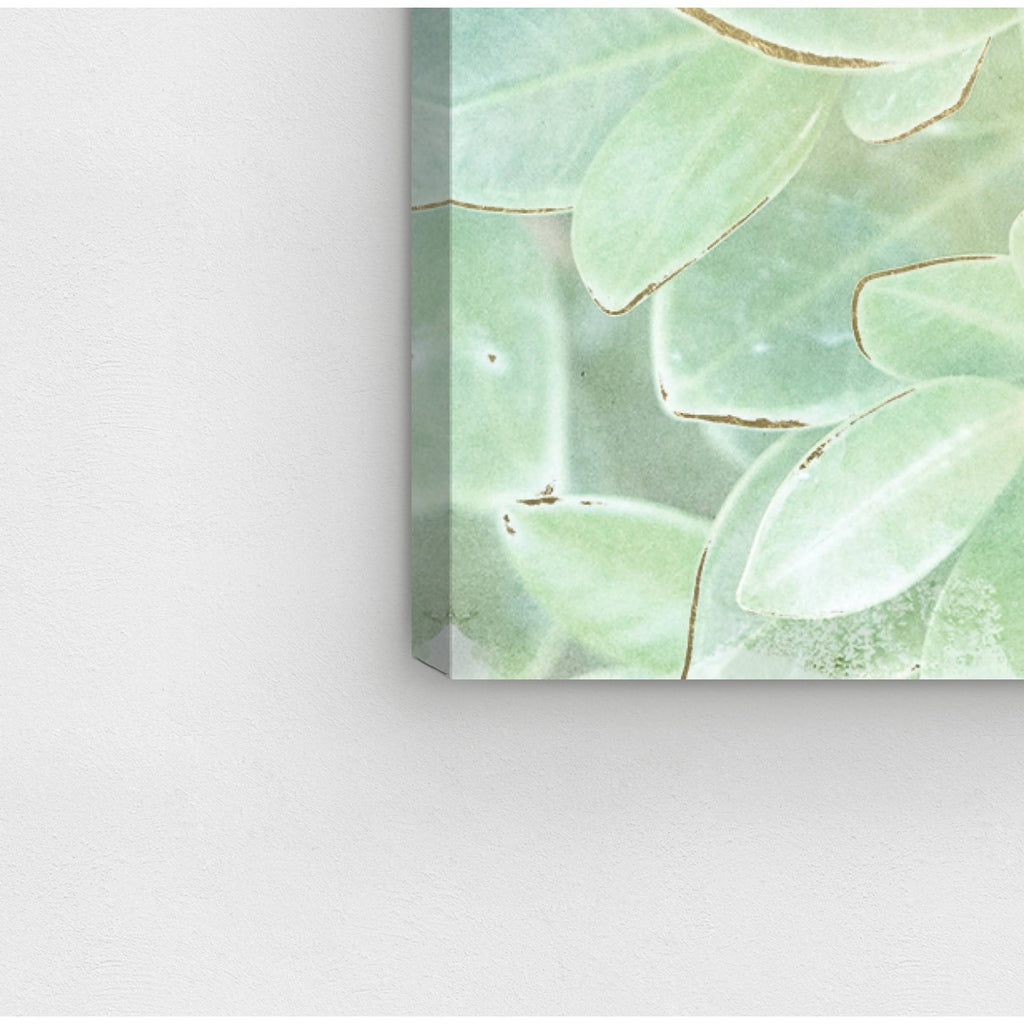 Soft Leaves Canvas Art, 60W x 40H, Green M66358