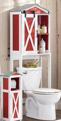 Red Wrought Iron Composite Space Saver U875