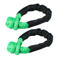 Green Synthetic Soft Rope Shackle 38000lbs Breaking Strength 56cm T998498