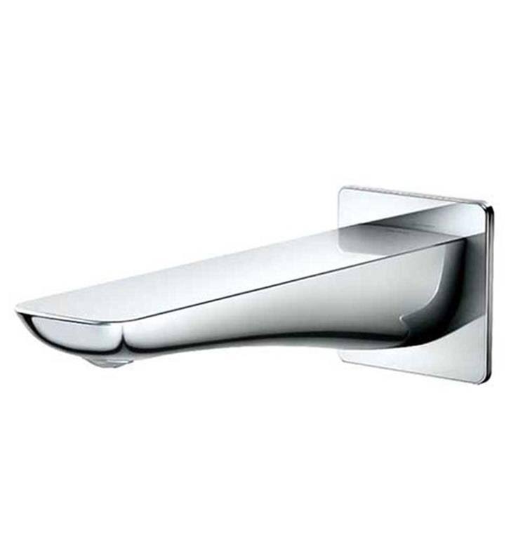 Brushed Nickel Wall Tub Spout E15596
