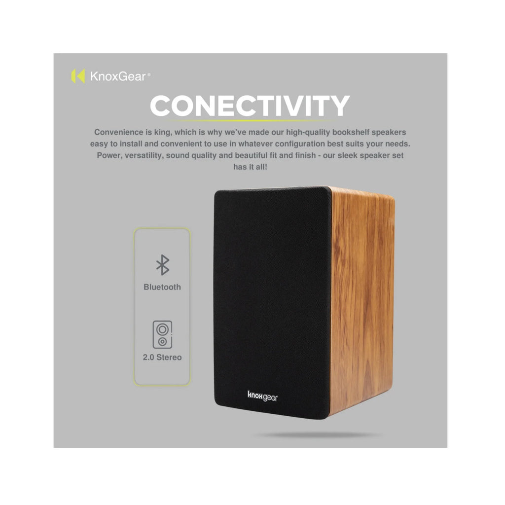 Powered Bookshelf Bluetooth Speakers X783