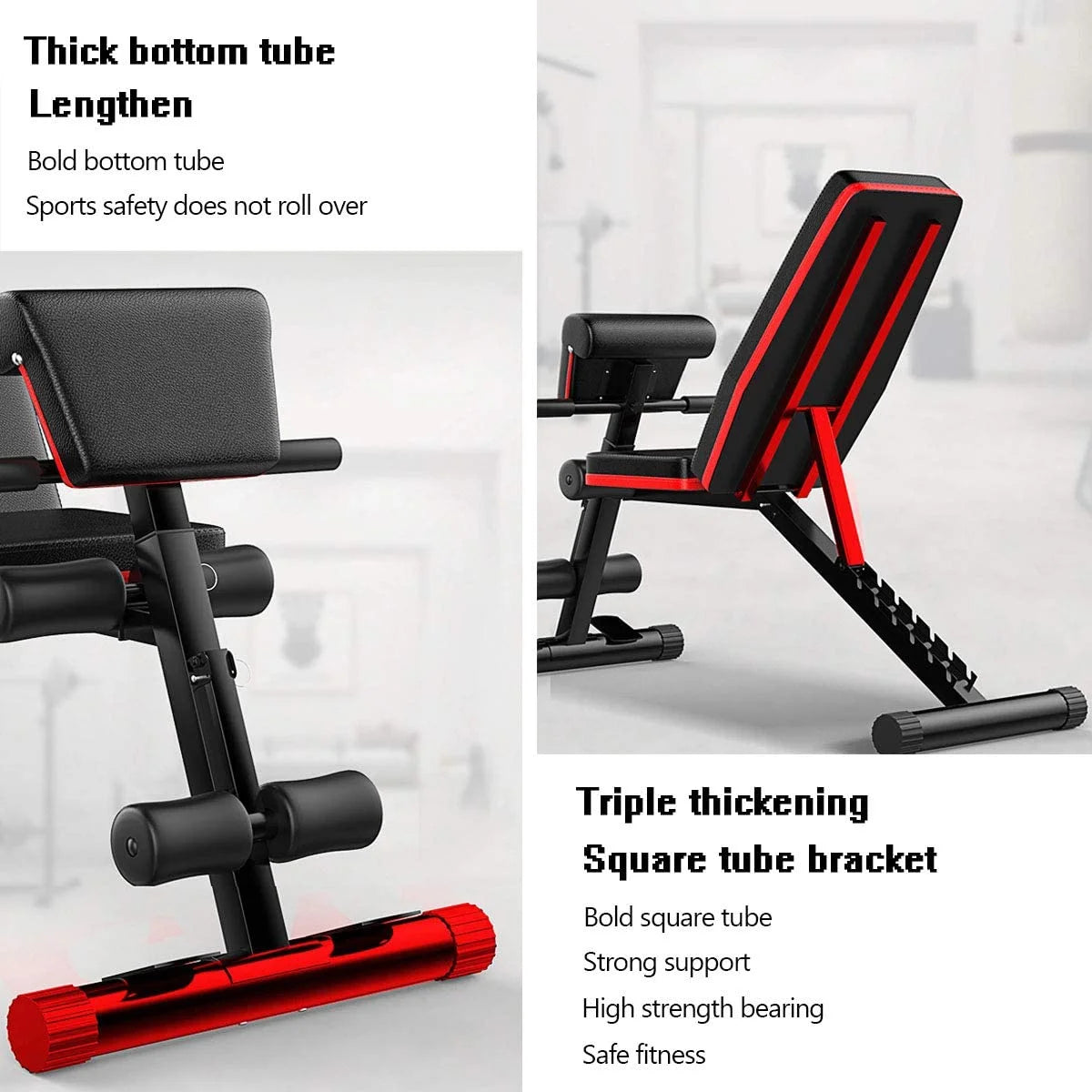 Adjustable Weight Bench Incline Decline Foldable Workout Equipment P533