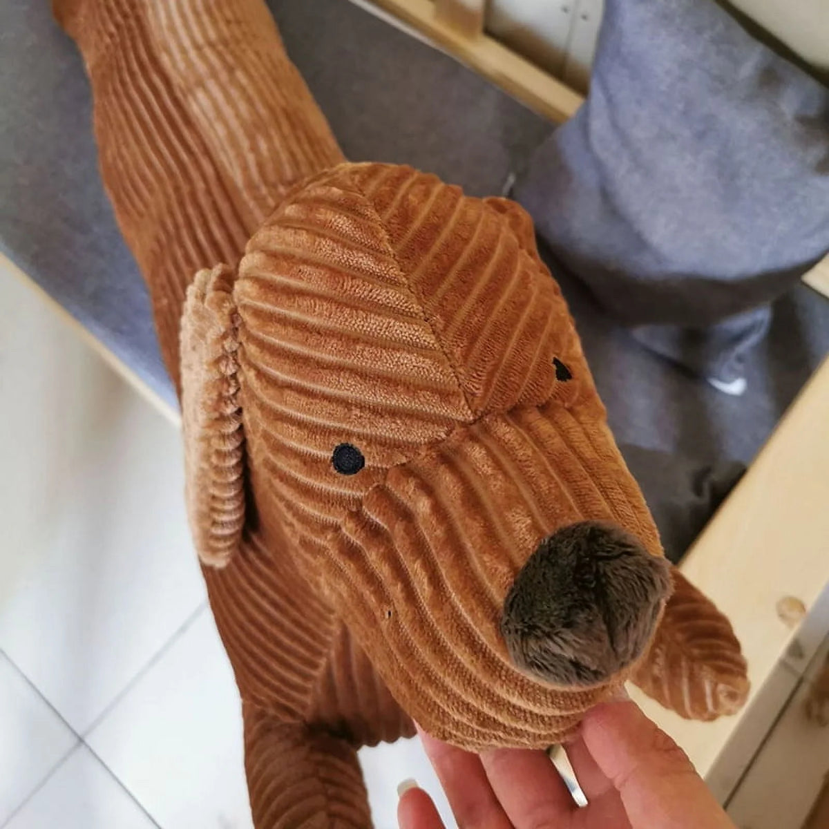 Short-Legged Dachshund Plush Stuffed Cushion C97740