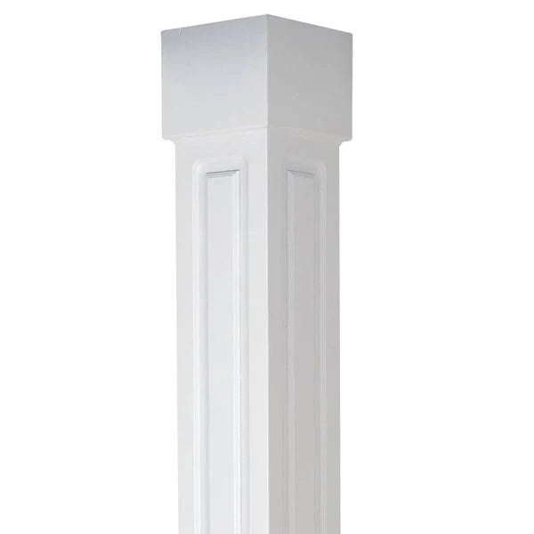 Craftsman Classic Square Non-Tapered Raised Panel Column with Standard Capital and Base G320527