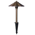 Bronze Solid Cast Brass Mini Path Light with LED Bulb V654