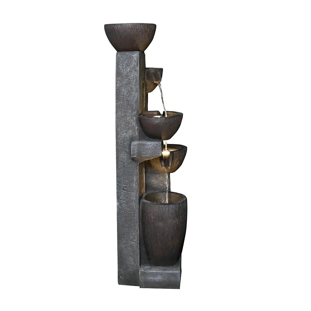 10" Outdoor 5-Tier Waterfall Fountain E8546