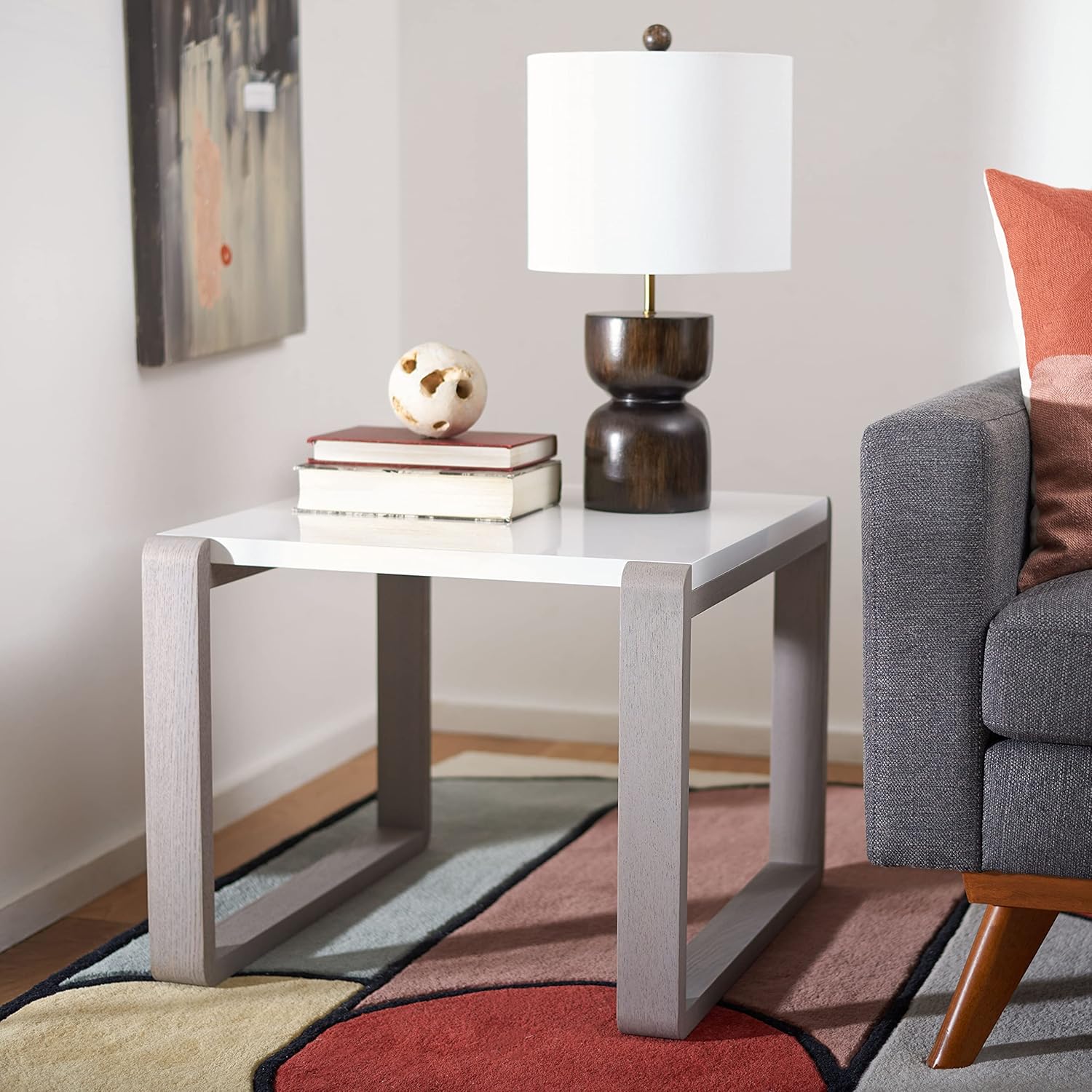 Grey Scandinavian End Table G552