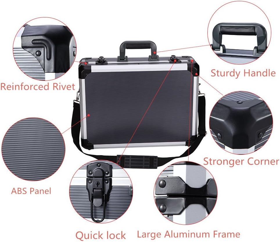 Aluminum Hard Tool Case Toolbox T12946