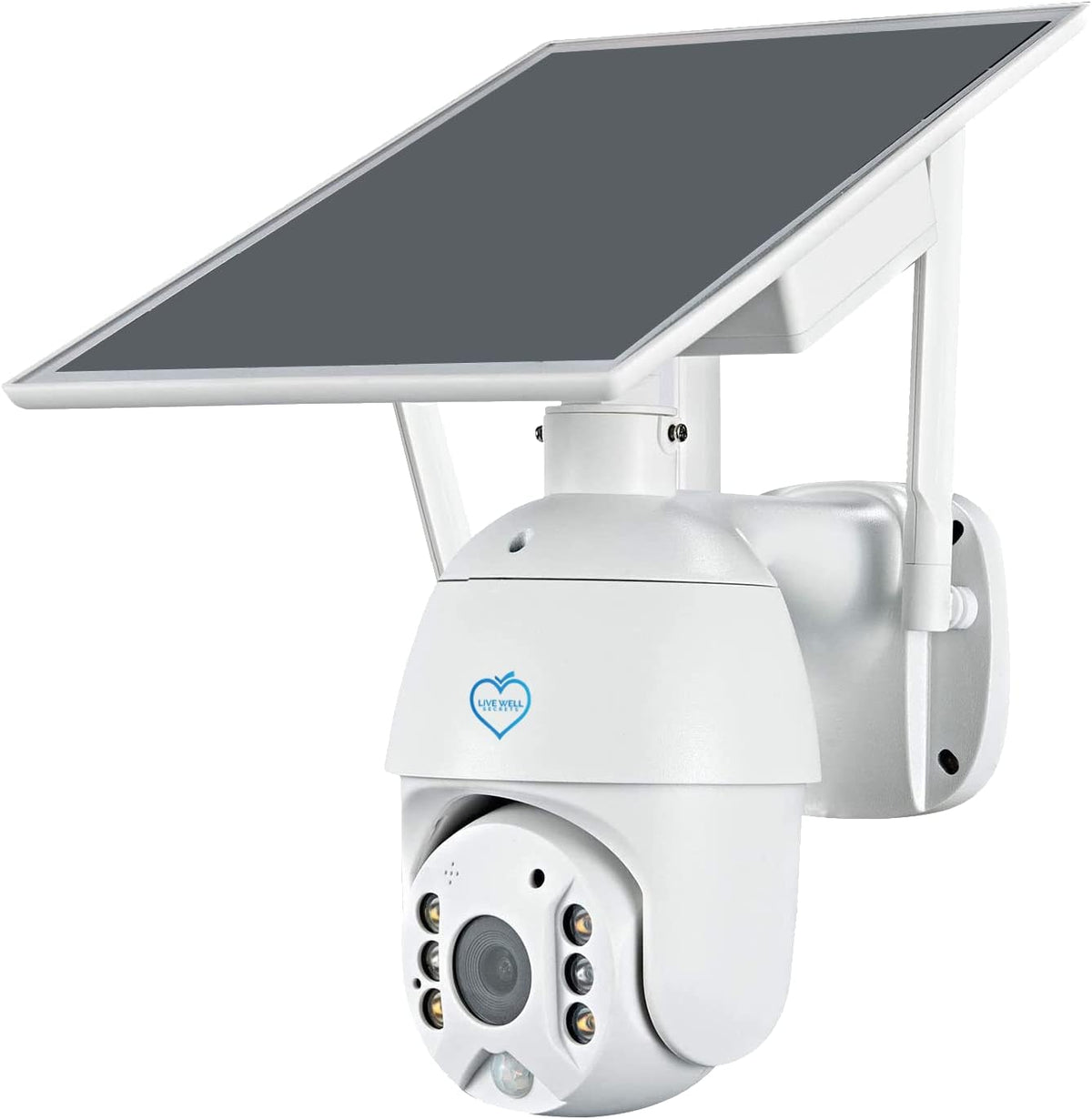 Outdoor Solar WiFi Security Camera with 6 x 18650 Batteries V778