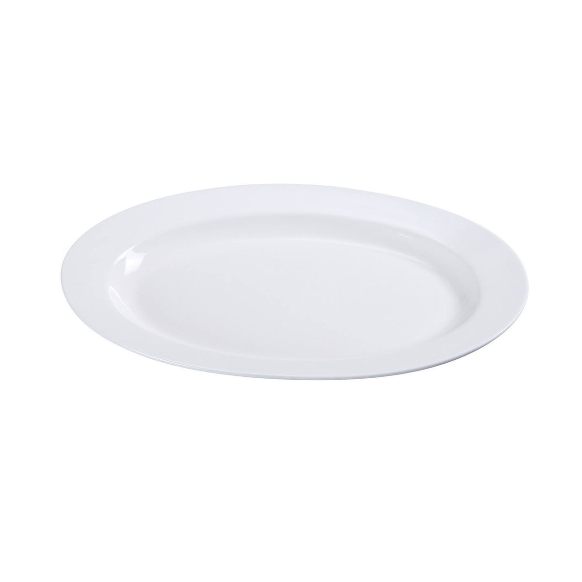 White Porcelain Oval Platter, 12 Packs Y533