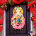 Nutcracker Nesting Doll Door Decor X602508