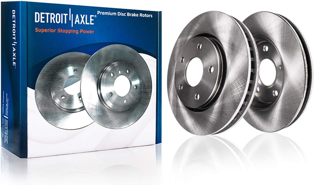 FRONT & REAR Disc Brake Rotors & Ceramic Brake Pads 10pc Set D808