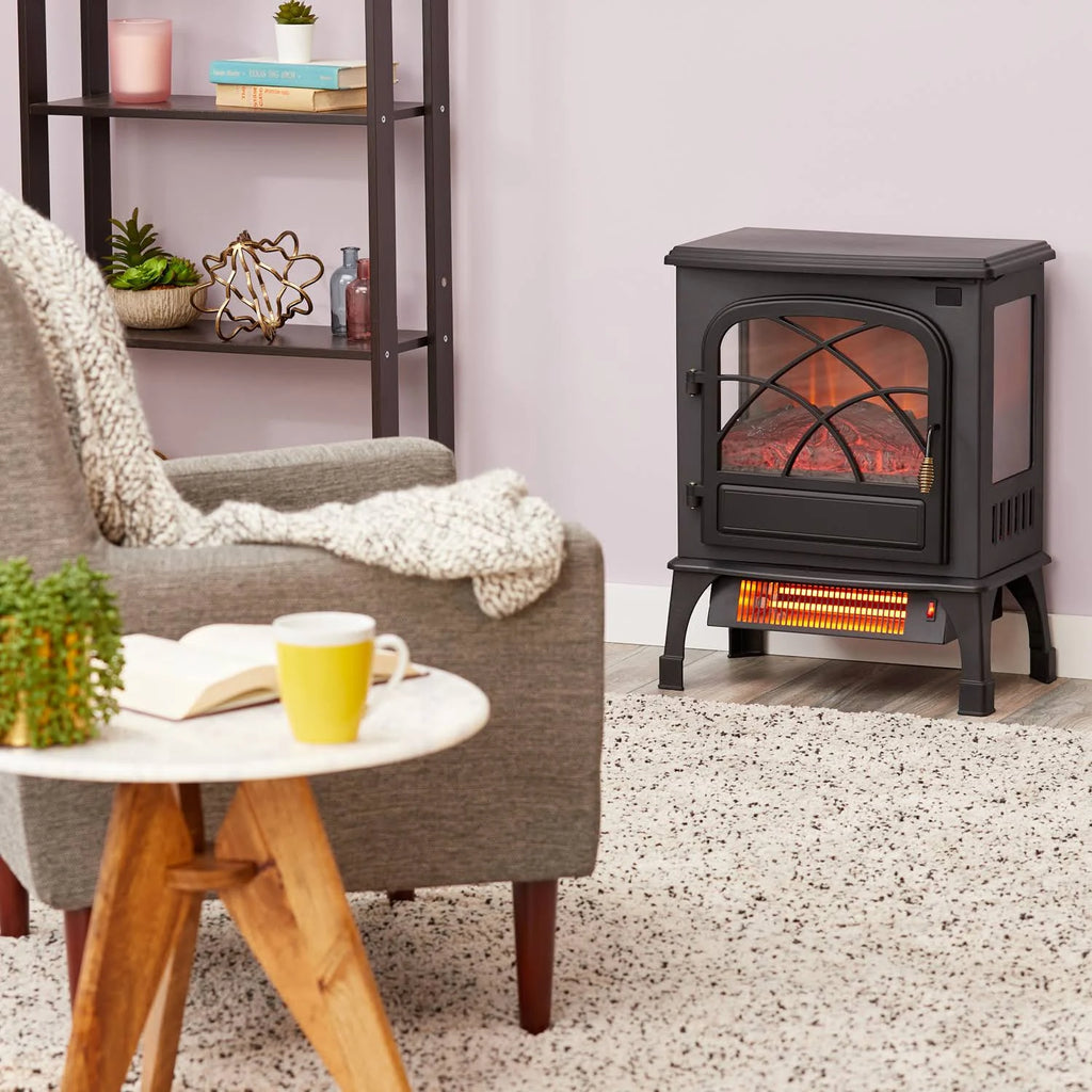 Black Infrared Quartz Space Heater O7359