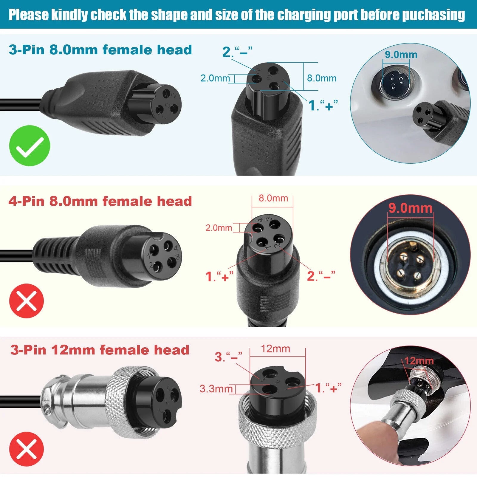42V 2A 84W Charger for Hoverboard 2.0 U9779